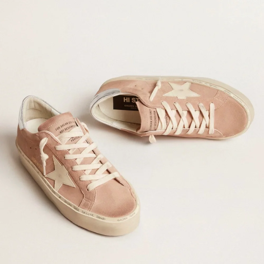 GOLDEN GOOSE - Hi Star Classic in Powder Pink/Cream - MSRP $615.00 - BNIB - Picture 4 of 4